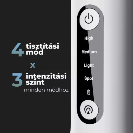 AENO ADI0001 DI1 szájzuhany, akkumulátoros, 4 tisztítási mód, 200ml-es víztartály, memória, LED kijelző, IPX7