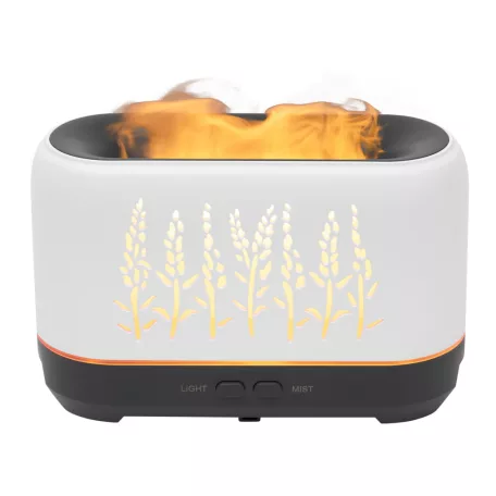 Home AD 200F aromadiffúzor lángeffekttel, ultrahangos hidegpárásító, 200 ml kapacitás, tartozék hálózati adapter