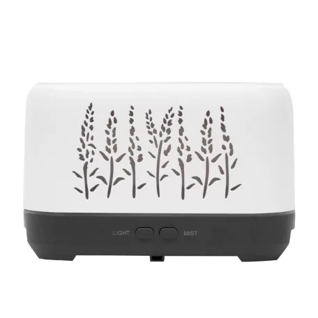 Home AD 200F aromadiffúzor lángeffekttel, ultrahangos hidegpárásító, 200 ml kapacitás, tartozék hálózati adapter