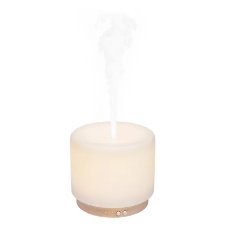 Home AD 280 aromadiffúzor, ultrahangos hidegpárásító, 280 ml kapacitás, melegfehér világítás, folyamatos vagy szakaszos párásítás, tartozék hálózati adapter 