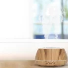 HOME AD 400 WIFI-s párásító fényterápiás aroma diffúzor Ultrahangos aromalámpa, - TUYA app-pal légtisztító RGB Led színváltó 400ml kapaictás hálózati adapterrel