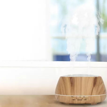 Home AD 400 WIFI aromadiffúzor, Bluetooth hangszóró, Tuya Smart kompatibilis, 400 ml kapacitás, önállóan is használható világítás, tartozék hálózati adapter