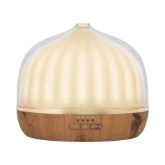   Home AD 500 aromadiffúzor, ultrahangos hidegpárásító, 500 ml kapacitás, önállóan is használható világítás, melegfehér fény, tartozék hálózati adapter