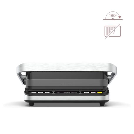 AENO AEG0005 EG5 kontakt grill, 2000 W, 3 az 1-ben sütő, kétoldalas lemezek, 6 program, LED kijelző