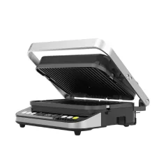   AENO AEG0005 EG5 kontakt grill, 2000 W, 3 az 1-ben sütő, kétoldalas lemezek, 6 program, LED kijelző
