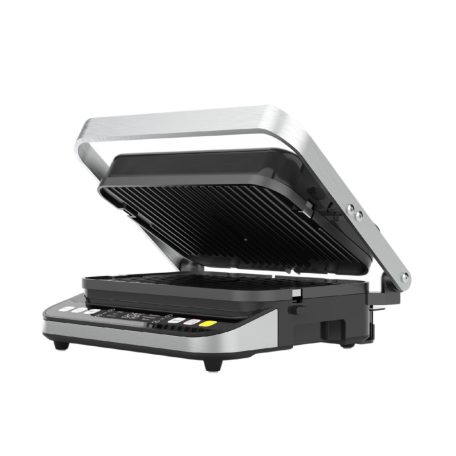 AENO AEG0005 EG5 kontakt grill, 2000 W, 3 az 1-ben sütő, kétoldalas lemezek, 6 program, LED kijelző