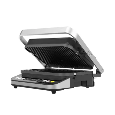 AENO AEG0005 EG5 kontakt grill, 2000 W, 3 az 1-ben sütő, kétoldalas lemezek, 6 program, LED kijelző