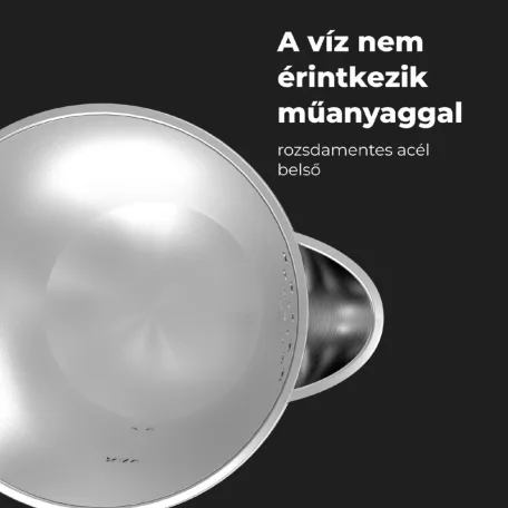 AENO AEK0002 EK2 vízforraló, 2200 W, 1.5 liter kapacitás, dupla falú, LED kijelzés, fehér