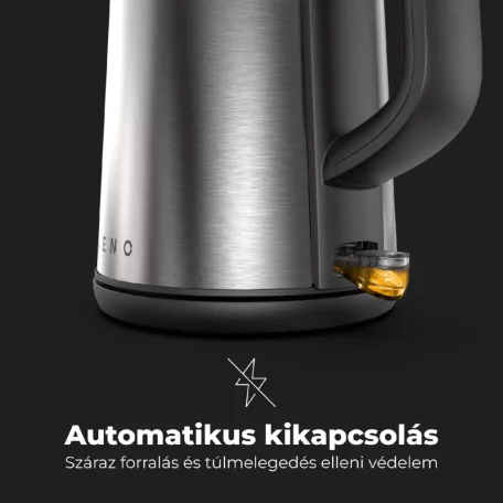 AENO AEK0003 EK3 elektromos vízforraló, max. 2200 W, 1,7 literes tartály, LED állapotjelző, rozsdamentes acél