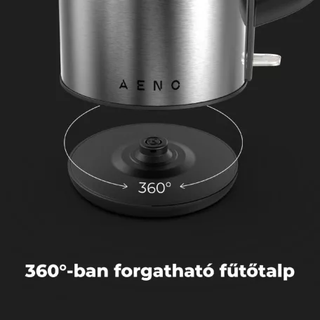 AENO AEK0003 EK3 elektromos vízforraló, max. 2200 W, 1,7 literes tartály, LED állapotjelző, rozsdamentes acél