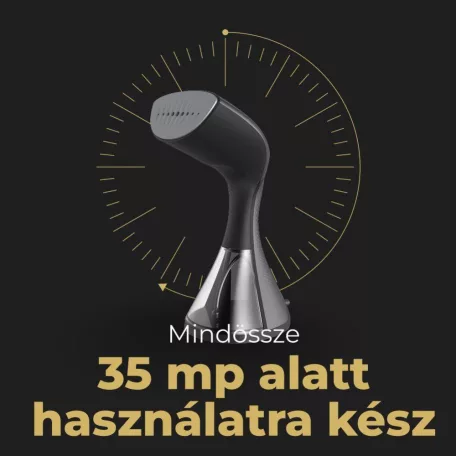 AENO AGS0001 GS1 ruhagőzölő, akkumulátoros, 250ml-es víztartály, 160 °C-os gőz, LED kijelző, 3 üzemmód