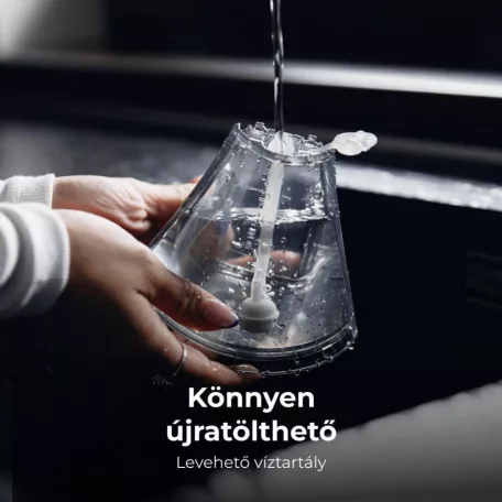 AENO AGS0001 GS1 ruhagőzölő, akkumulátoros, 250ml-es víztartály, 160 °C-os gőz, LED kijelző, 3 üzemmód