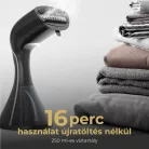 AENO AGS0003 GS3 ruhagőzölő, 160 °C-os gőz, 250 ml-es tartály, 3 üzemmód, LED visszajelzés, automatikus kikapcsolás