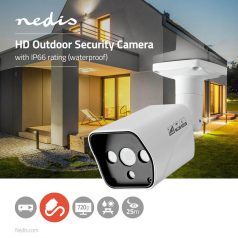   CCTV biztonsági kamera | HD 720p | Éjjellátó: 20 m | Hálózati Áramellátás | 1/4" CMOS | Rálátási szög: 63 ° | Objektív: 3.6 mm | ABS | Fehér / Fekete
