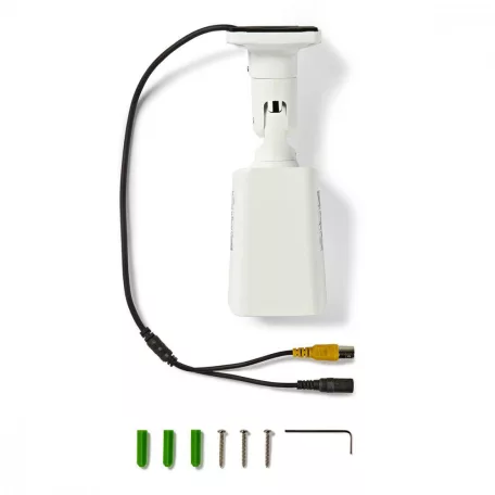 CCTV biztonsági kamera | Full HD 1080p | Éjjellátó: 25 m | Hálózati Áramellátás | 1/3" CMOS | Rálátási szög: 82 ° | Objektív: 3.6 mm | ABS | Fehér / Fekete