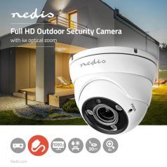   CCTV biztonsági kamera | Full HD 1080p | Éjjellátó: 30 m | Hálózati Áramellátás | 1/3" CMOS | Rálátási szög: 96 ° | Objektív: 2.8 - 12 mm | ABS | Fehér / Fekete