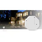 Üvegtörés riasztás | Kiváltva valami által: Rezgés | Elemes Áramellátás | 2x CR2032 | 85 dB | Fehér