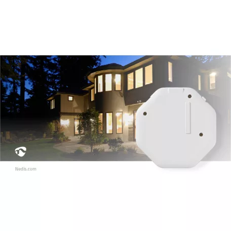 Üvegtörés riasztás | Kiváltva valami által: Rezgés | Elemes Áramellátás | 2x CR2032 | 85 dB | Fehér