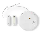 Ajtó Ablak riasztás | Elemes Áramellátás | 2x CR2032 | 85 dB | Fehér