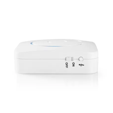 Mozgásérzékelő riasztás | Elemes Áramellátás | 6x AA/LR6 | 85 dB | Érzékelő hatósugara: 6 m | Fali | Fehér / Kék