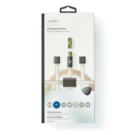 Koaxiális Kábel | IEC (Koax) Dugasz | IEC (Koax) Dugasz | Aranyozott | 50 Ohm | Nem Árnyékolt | 2.00 m | Lapos | PVC | Gun Metal Szürke | Fedődoboz