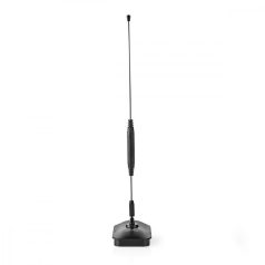   Beltéri Antenna | Passzív | FM / UHF / VHF | Vételi tartomány: 0-5 km | Nyereség: 7 dB | ABS | Ezüst / Fekete