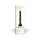 Beltéri Antenna | Aktív | FM / UHF / VHF | Vételi tartomány: 0 - 15 km | LTE800 | Nyereség: 28 dB | ABS | Fekete