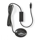 Beltéri Antenna | Aktív | UHF | Vételi tartomány: 0-15 km | LTE700 | Nyereség: 26 dB | ABS | Fekete