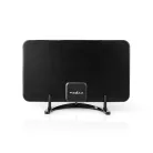 Beltéri Antenna | Aktív | FM / UHF / VHF | Vételi tartomány: 0-25 km | LTE700 | Nyereség: 26 dB | ABS | Fekete