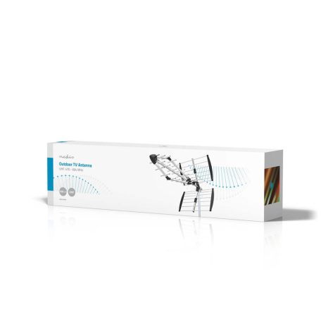 Kültéri antenna | UHF | Vételi tartomány: ≥50 km | LTE700 | Nyereség: 13.5 dB | 75 Ohm | Antenna hossz: 1085 mm | ABS / Alumínium