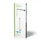 Kültéri antenna | UHF | Vételi tartomány: ≥50 km | LTE700 | Nyereség: 12 dB | 75 Ohm | Antenna hossz: 870 mm | ABS / Alumínium