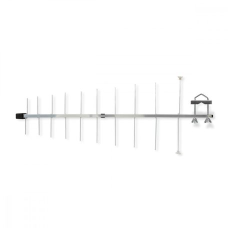 Kültéri antenna | UHF | Vételi tartomány: ≥50 km | LTE700 | Nyereség: 12 dB | 75 Ohm | Antenna hossz: 870 mm | ABS / Alumínium