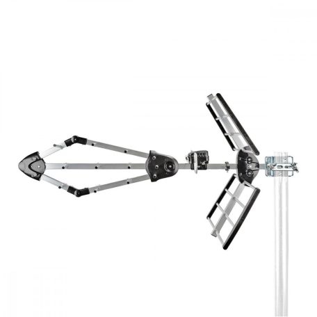 Kültéri antenna | UHF | Vételi tartomány: ≥50 km | LTE700 | Nyereség: 14 dB | 75 Ohm | Antenna hossz: 841 mm | ABS / Alumínium