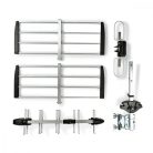 Kültéri antenna | UHF | Vételi tartomány: ≥50 km | LTE700 | Nyereség: 14 dB | 75 Ohm | Antenna hossz: 841 mm | ABS / Alumínium