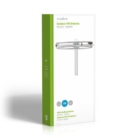 Kültéri antenna | Vételi tartomány: 0-15 km | Nyereség: 4 dB | Alumínium