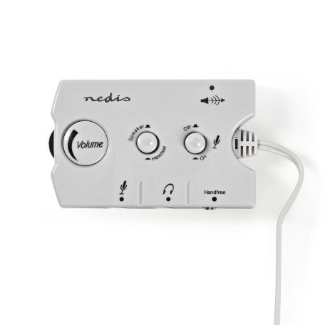 audio switch | Csatlakozó bemenet: 2x 3.5 mm Dugasz | Csatlakozó kimenet: 3x 3,5 mm Aljzat + 2,5 mm Aljzat | Funkcióvezérlés: Kézikönyv | Gombok száma: 3