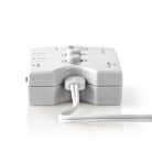 audio switch | Csatlakozó bemenet: 2x 3.5 mm Dugasz | Csatlakozó kimenet: 3x 3,5 mm Aljzat + 2,5 mm Aljzat | Funkcióvezérlés: Kézikönyv | Gombok száma: 3