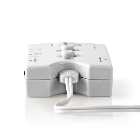 audio switch | Csatlakozó bemenet: 2x 3.5 mm Dugasz | Csatlakozó kimenet: 3x 3,5 mm Aljzat + 2,5 mm Aljzat | Funkcióvezérlés: Kézikönyv | Gombok száma: 3