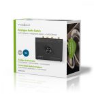 Analóg Audio Kapcsoló | 4-Port port(s) | Csatlakozó bemenet: 1x 3.5 mm / 3x (2x RCA Aljzat) | Csatlakozó kimenet: 1x (2x RCA Aljzat) | Kézikönyv | Fém | Fekete