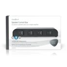 Hangszóró Vezérlő doboz | 4-Port port(s) | Csatlakozó Bilincsek | Hangsugárzó Impedanciája: 4-16 Ohm | Maximális terhelés csatornánként: 200 W | Alumínium | Fekete