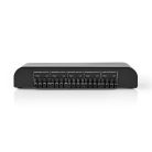 Hangszóró Vezérlő doboz | 4-Port port(s) | Csatlakozó Csavarok | Hangsugárzó Impedanciája: 4-16 Ohm | Maximális terhelés csatornánként: 200 W | Alumínium | Fekete