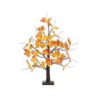 HOME ATM02 asztali juharfa dekoráció, 60 cm, 24 db melegfehér LED, időzítő, elemes tápellátás, beltéri kivitel, fekete