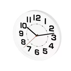   Home AWC250WH fali óra, üveg előlap, kontrasztos, jól leolvasható számlap, 1xAA elem tápellátás, átmérő 250mm