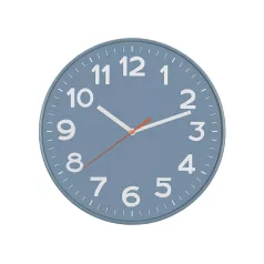   HOME AWC300BL Fali óra, üveg előlap, kontrasztos, jól leolvasható számlap, 1xAA elem tápellátás, átmérő 300mm