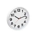 Home AWC300WH fali óra, üveg előlap, kontrasztos, jól leolvasható számlap, 1xAA elem tápellátás, átmérő 300mm