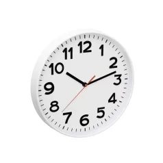   Home AWC300WH fali óra, üveg előlap, kontrasztos, jól leolvasható számlap, 1xAA elem tápellátás, átmérő 300mm