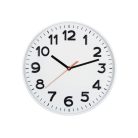 Home AWC300WH fali óra, üveg előlap, kontrasztos, jól leolvasható számlap, 1xAA elem tápellátás, átmérő 300mm
