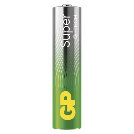 GP Super Alkáli elem AAA 12db/fólia, display box