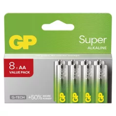 GP Super Alkáli elem AA 8db
