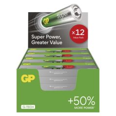 GP Super Alkáli elem LR6 (AA) 288 db, display box